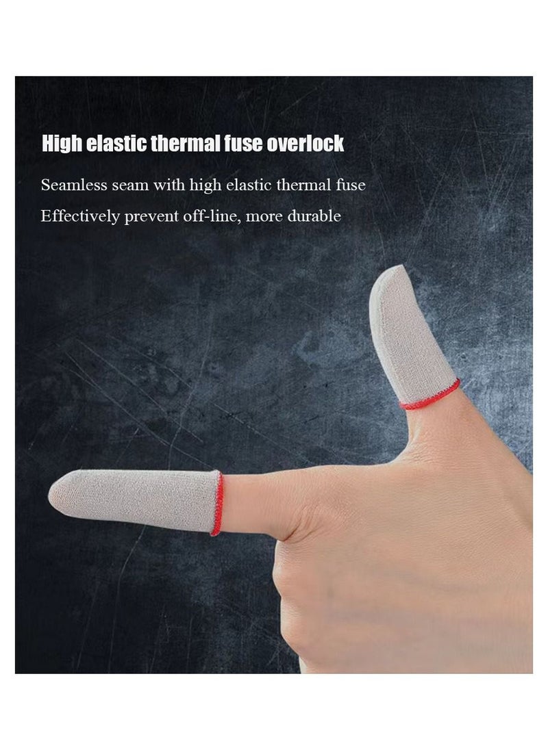 VILILY - 2 Piece Mobile Gaming Finger Sleeve Red/ White - Image 1