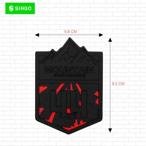 SIAGO SIA315 Premium Mountain Metal Car Sticker - Durable & Stylish Auto Emblem for Vehicles - Customizable Designs - Easy Installation - Weather-Resistant & Long-Lasting - Image 3