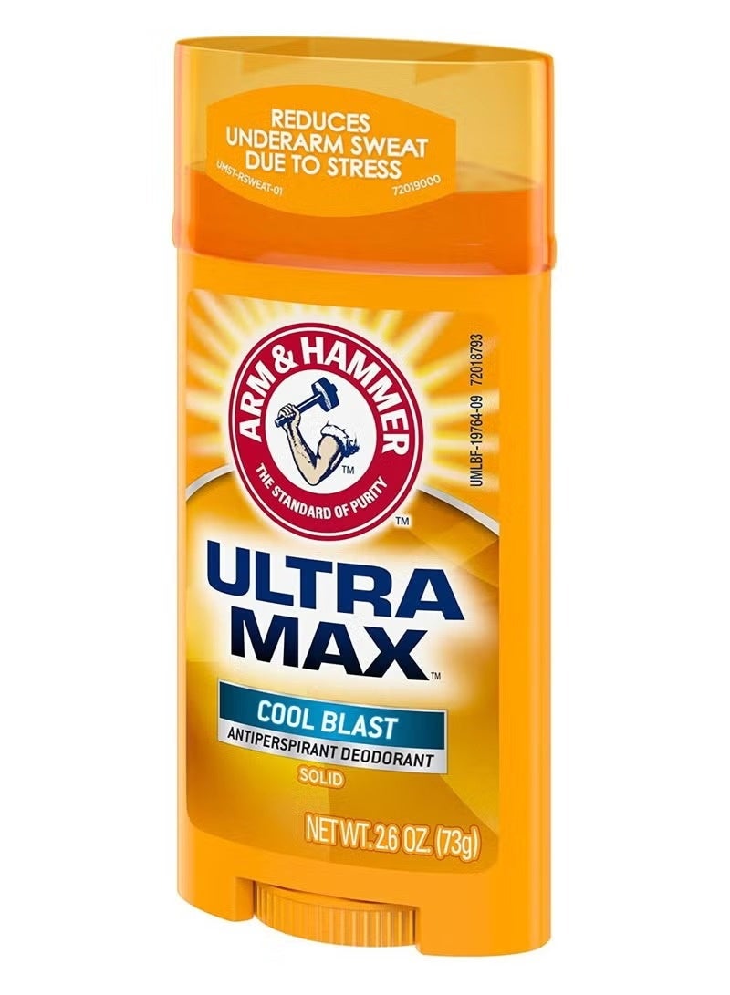 Arm & Hammer Ultramax Cool Blast Antiperspirant Deodorant Stick  73g - Image 2