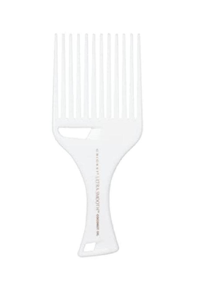 Cricket Ultra Smooth Coconut Hair Pick Comb For Curly, Thick, Medium To Long Hair Antifrizz Lifting And Volume Comb With Coconut Oil And Keratin Protein Infused Plastic  - Image 2