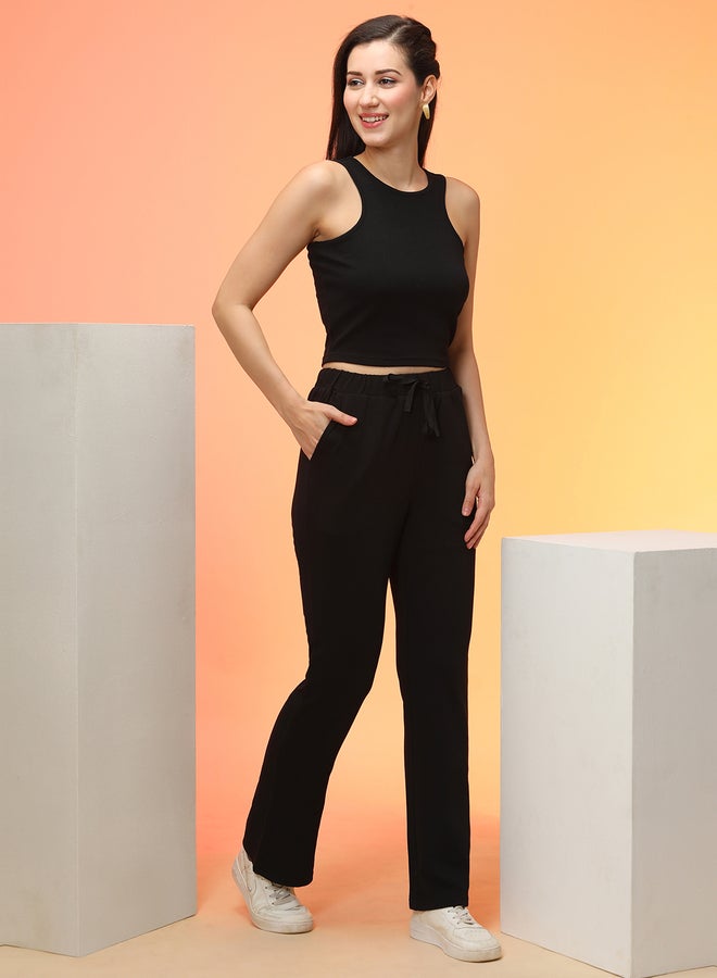 Globus Sleeveless Crop Top with Trousers Co-Ords - Image 2