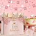 Yoirrat Rose Gold 16 Fabulous 16th Birthday Gift Bag for Girls Large Pink Happy Sweet 16th Birthday Gift Bag with Wrapping Paper Card for 16th Sixteen Bday Decorations Party Supplies - Image 4