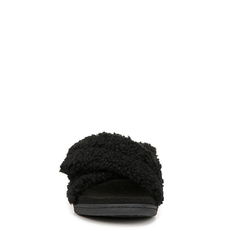 Vionic Women's Relax II Slipper Black Fabric - Image 4