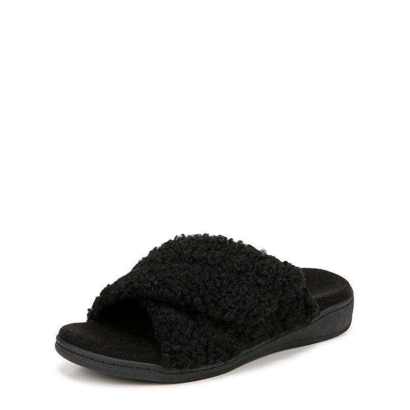 Vionic Women's Relax II Slipper Black Fabric - Image 1