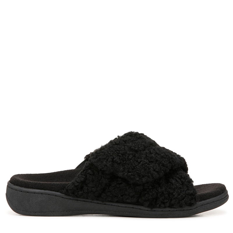 Vionic Women's Relax II Slipper Black Fabric - Image 3