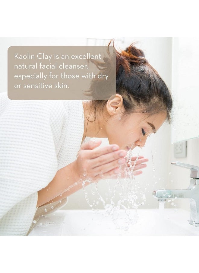 PURE BODY NATURALS Pure Body Naturals Kaolin Clay Powder, 100 g - Perfect for Natural DIY Skin Cleansers, Masks and Scrubs  - Image 3