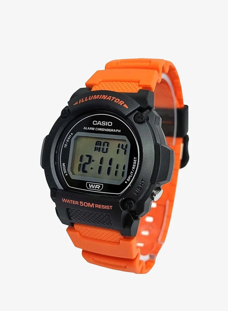 CASIO General Line Watch: Black W-219H-4Avdf