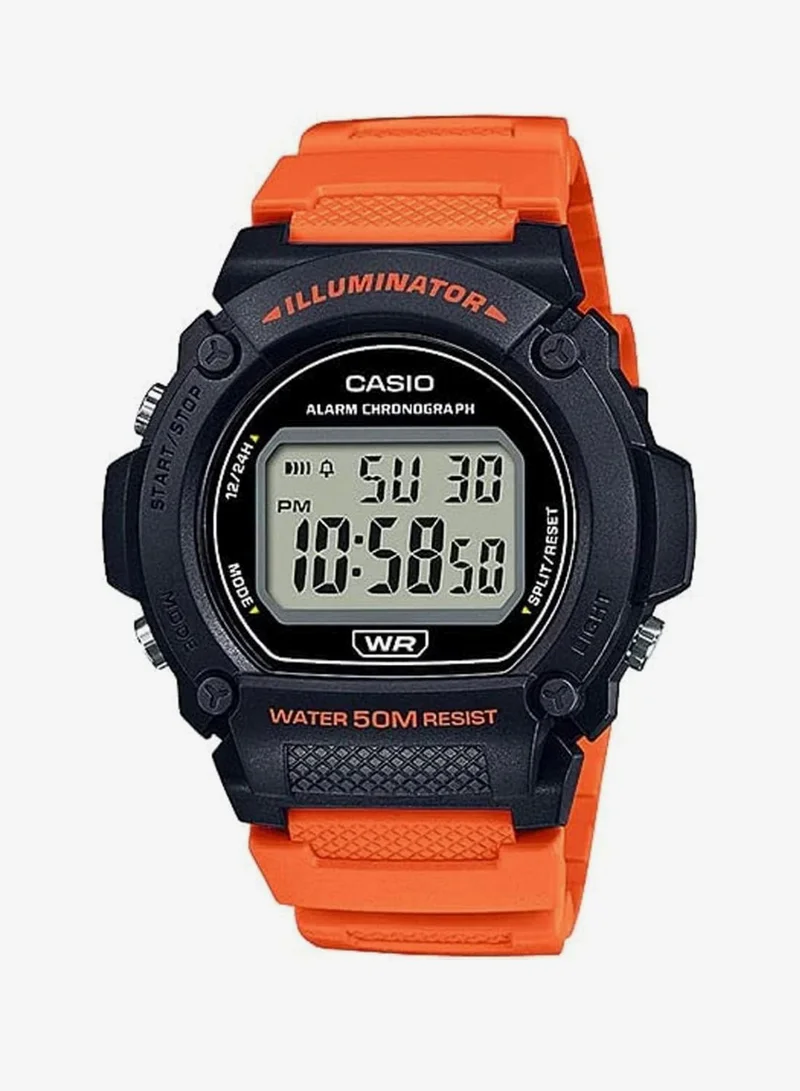 CASIO General Line Watch: Black W-219H-4Avdf