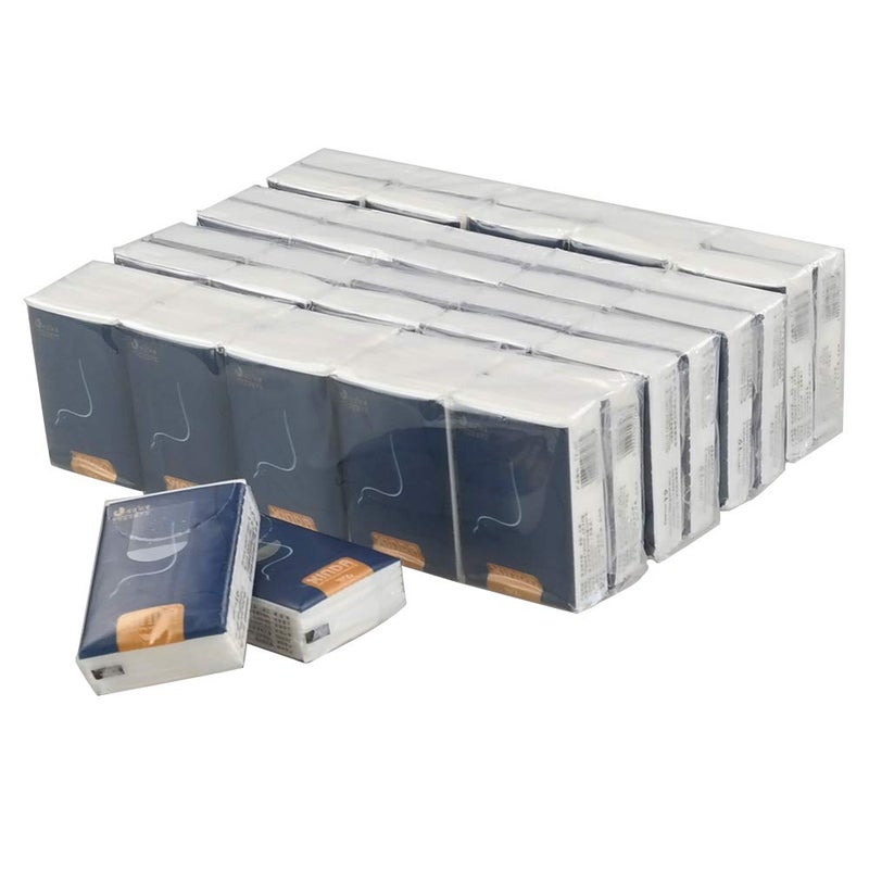 Cand 120 Packs Facial Tissue Travel Packs 4 Ply Soft Tissues