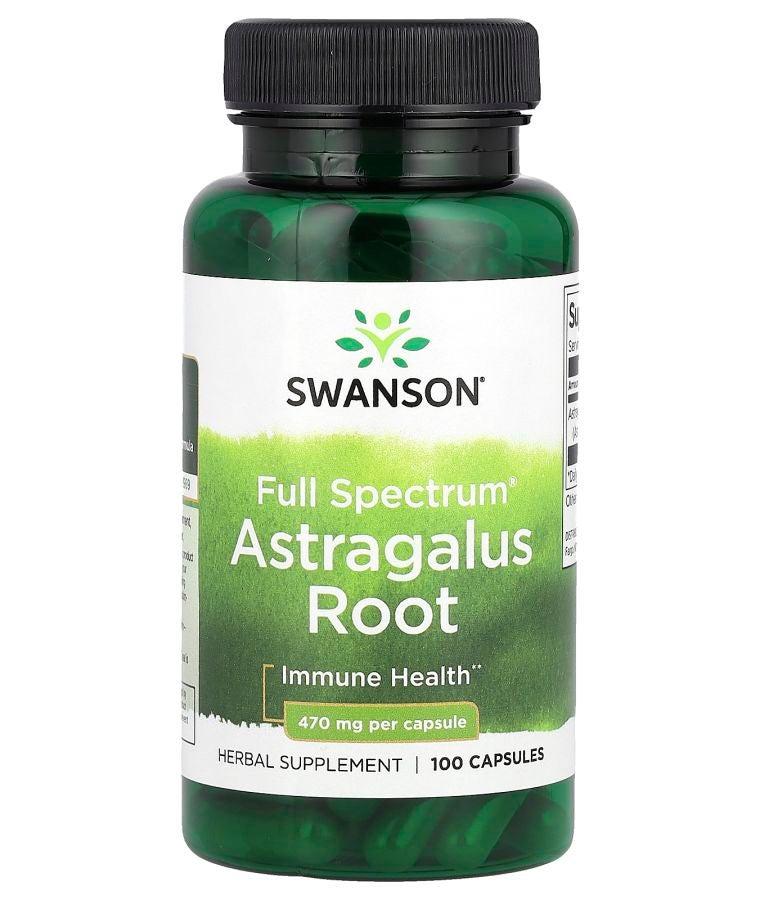 SWANSON جذر الأستراجالوس الطيف الكامل® 470 ملغ 100 كبسولة