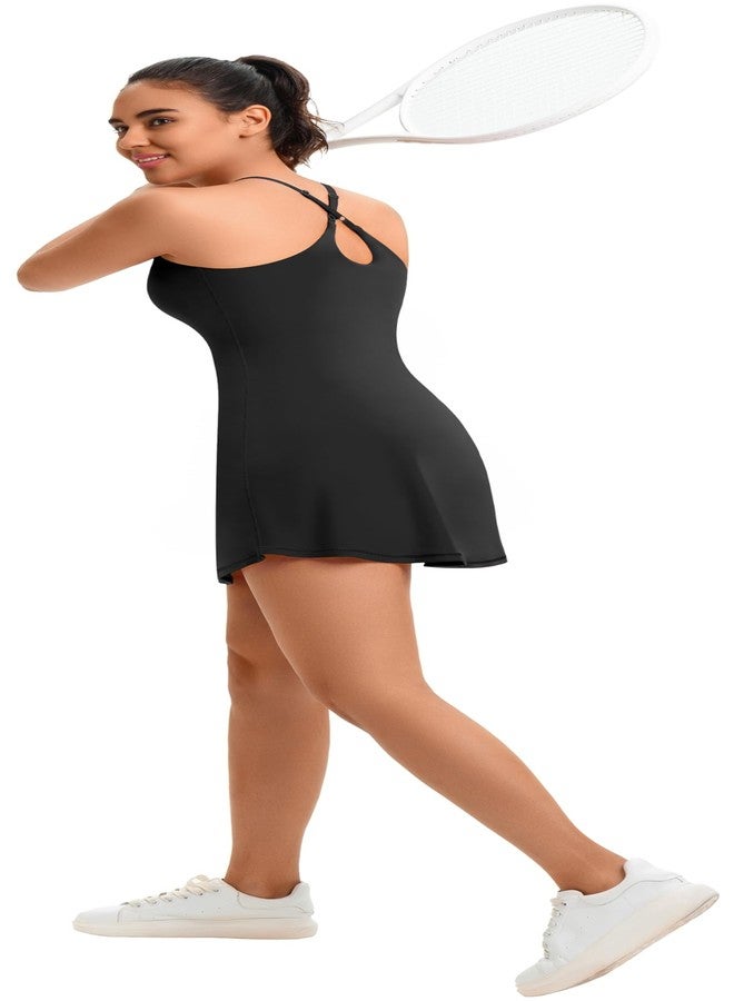 MIRITY Womens Easy Pee Tennis Dress with Built in Shorts and Pockets - Workout Athletic Golf Dresses - Image 3
