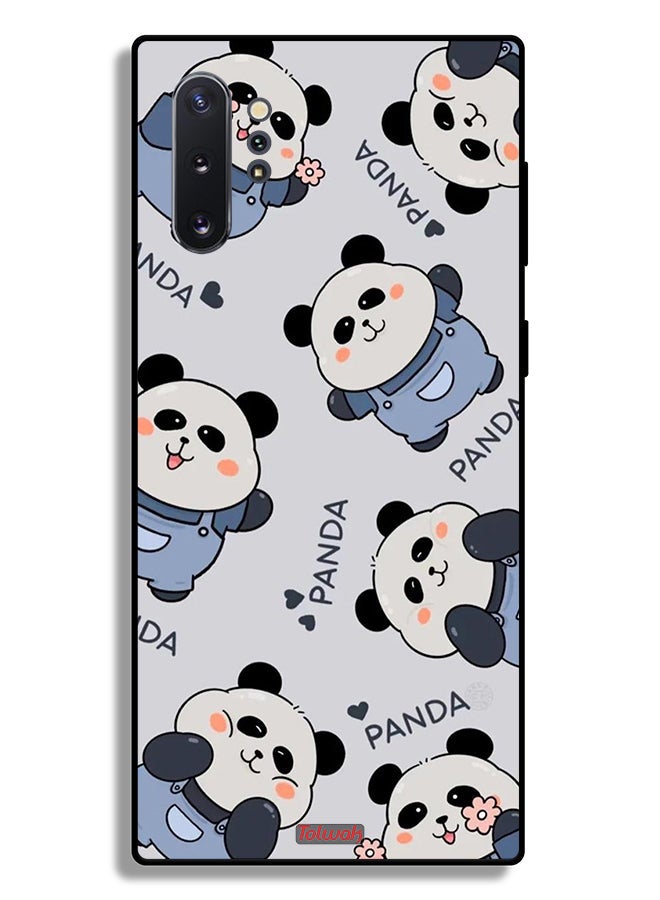 Tolwak Samsung Galaxy Note 10 Plus Protective Case Cover Pattern Of Pandas - Image 2