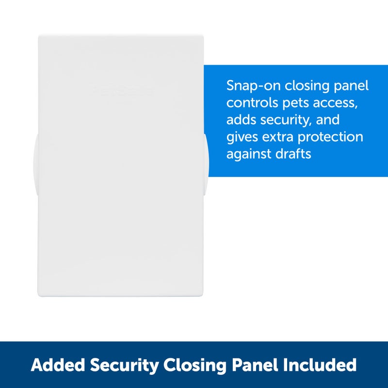 PetSafe Plastic Pet Door - Easy Install for Wood, PVC Metal & Paneled Doors - Rust-Free Plastic Frame - Flap Dimensions 13 3/4" W x 23 3/4" H - for Extra Large Dogs Weighing Up to 220 lb - Image 4
