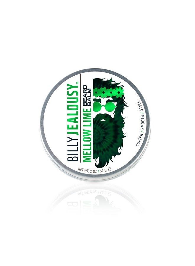 Billy Jealousy Beard Balm With Light Hold & Low Shine, Everyday Beard Styling Balm Loaded With Coconut, Shea & Sunflower Oils For Smooth & Nourished Beard & Skin, Mellow Lime, 2 Oz - Image 1