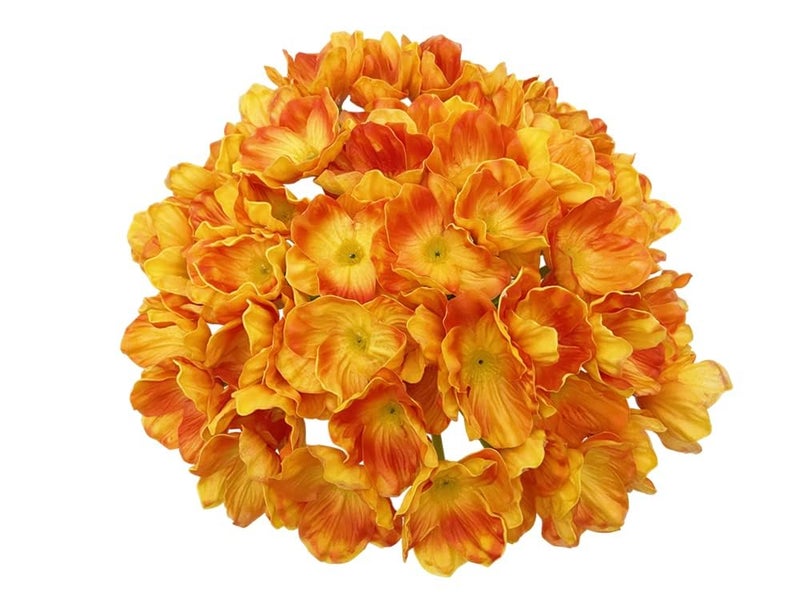LebriTamFa 10 PCS High Quaulity Fresh Artificial Mini Real Touch PU/Latex Corn Poppies Decorative Silk Fake Artificial Poppy Flowers for Wedding Holiday Bridal Bouquet Home Party Decor (Orange) - Image 2