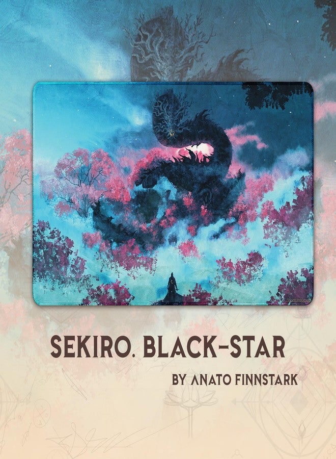 Paramint Sekiro vs. The Black Star (Stitched) - MTG Playmat by Anato Finnstark, Sekiro - Compatible with Magic The Gathering Playmat - Play MTG, YuGiOh, TCG - Play Mat Art Designs & Accessories - Image 3