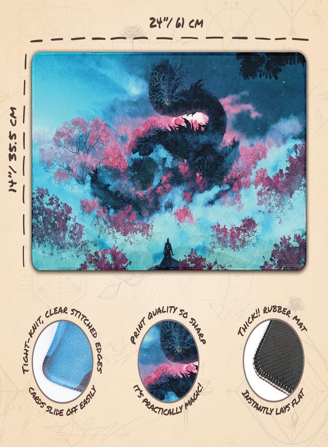 Paramint Sekiro vs. The Black Star (Stitched) - MTG Playmat by Anato Finnstark, Sekiro - Compatible with Magic The Gathering Playmat - Play MTG, YuGiOh, TCG - Play Mat Art Designs & Accessories - Image 4