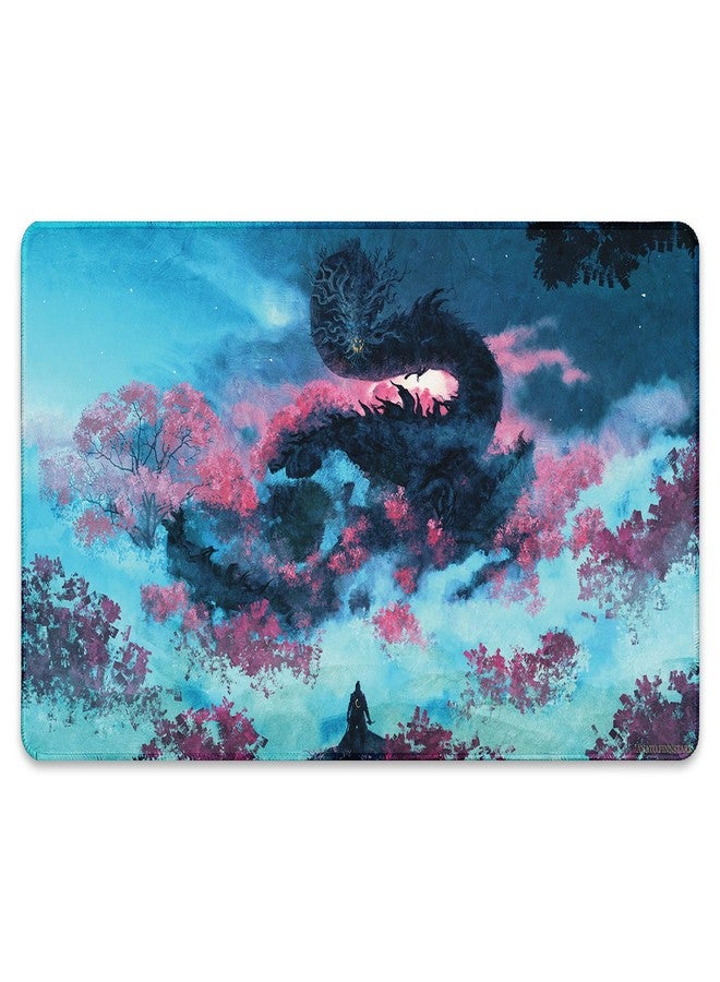 Paramint Sekiro vs. The Black Star (Stitched) - MTG Playmat by Anato Finnstark, Sekiro - Compatible with Magic The Gathering Playmat - Play MTG, YuGiOh, TCG - Play Mat Art Designs & Accessories - Image 2
