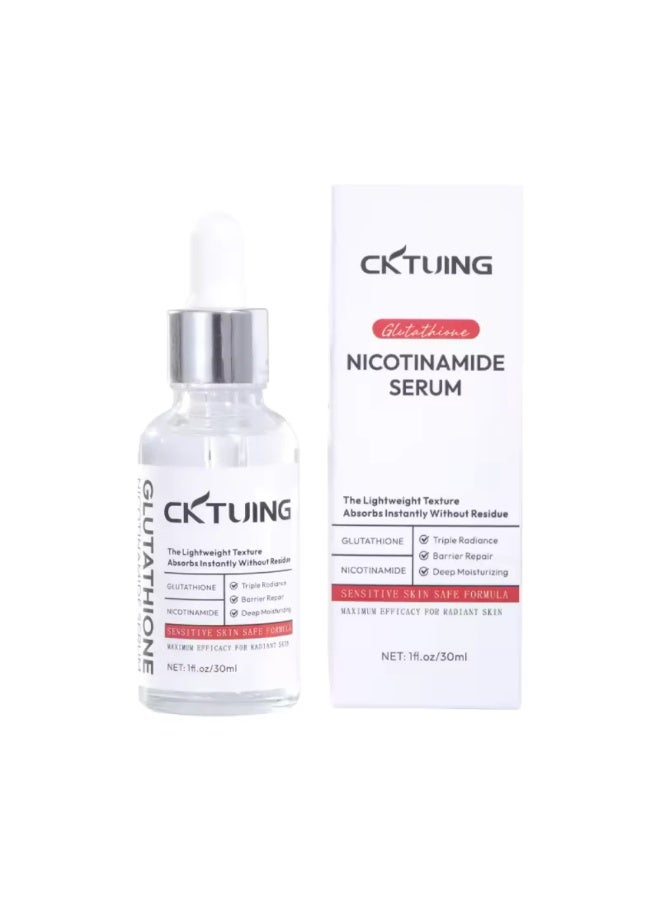 CKTUING Glutathione Niacinamide Serum 30ml – Dark Spot Corrector & Skin Whitening Essence for Face & Body – Anti-Aging Retinol Anti-Wrinkle, Hydrating Glow Serum - 30ml - Image 1