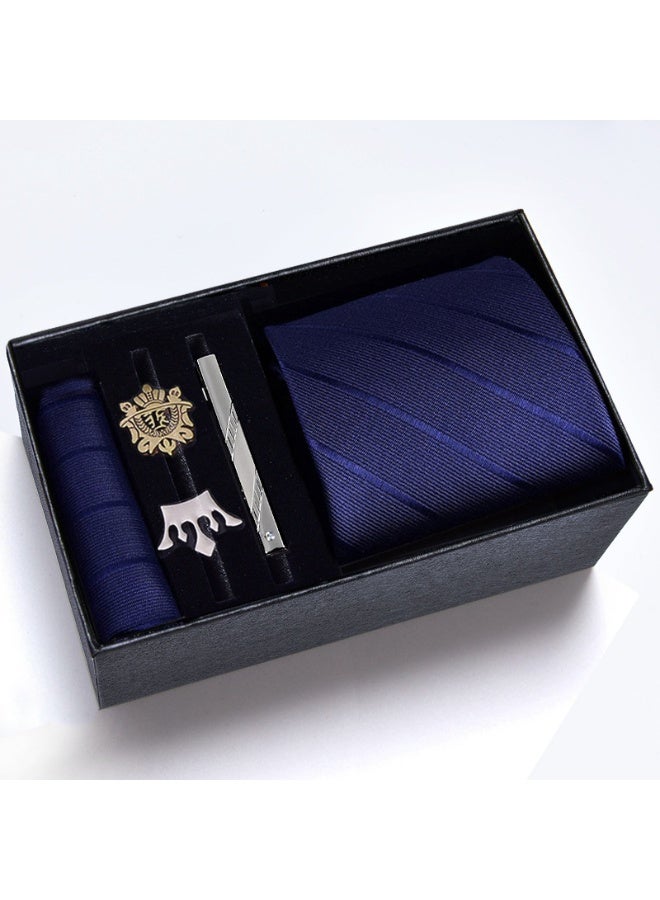 Shougu Men's Business Dress 8cm Tie Gift Box 