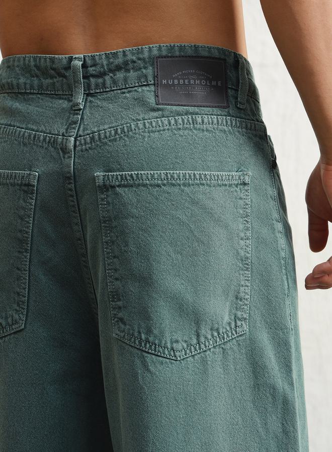 Hubberholme Baggy Mid Rise Jeans with Pockets - Image 4