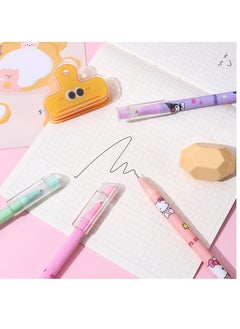 Sanrio 12 PCS Cartoon Sanrio Kuromi Ballpoint Pens, Anime Gel Ink Pen Black 0.5mm Melody Gifts - Kawaii Office School Supplies Set for Kid Teen Girls Students  - Image 3