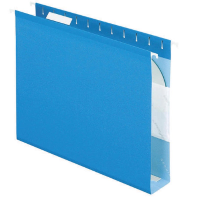 Pendaflex 04152X2 BLU Extra Capacity Reinforced Hanging Folders,Blue - Image 1