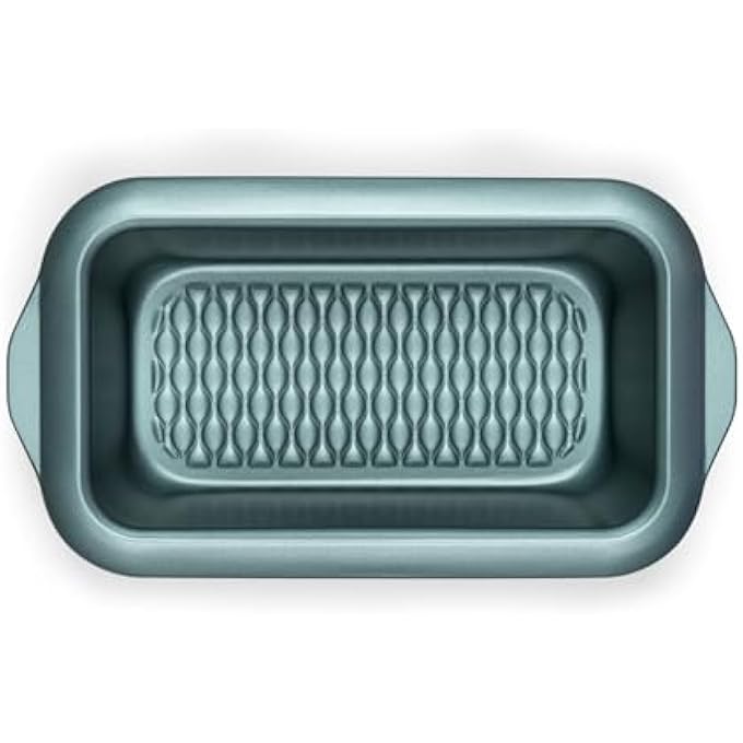 Progress BW09820G2EU7 Shimmer Collection Carbon Steel Non Stick Loaf Baking Pan Ideal for Making Festive Bakes Bread Cakes PateTerrine 28 cm Green - Image 5