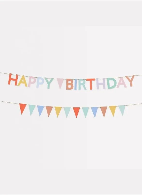 Meri Meri Meri Meri Happy Birthday Mini Matchbox Garlands