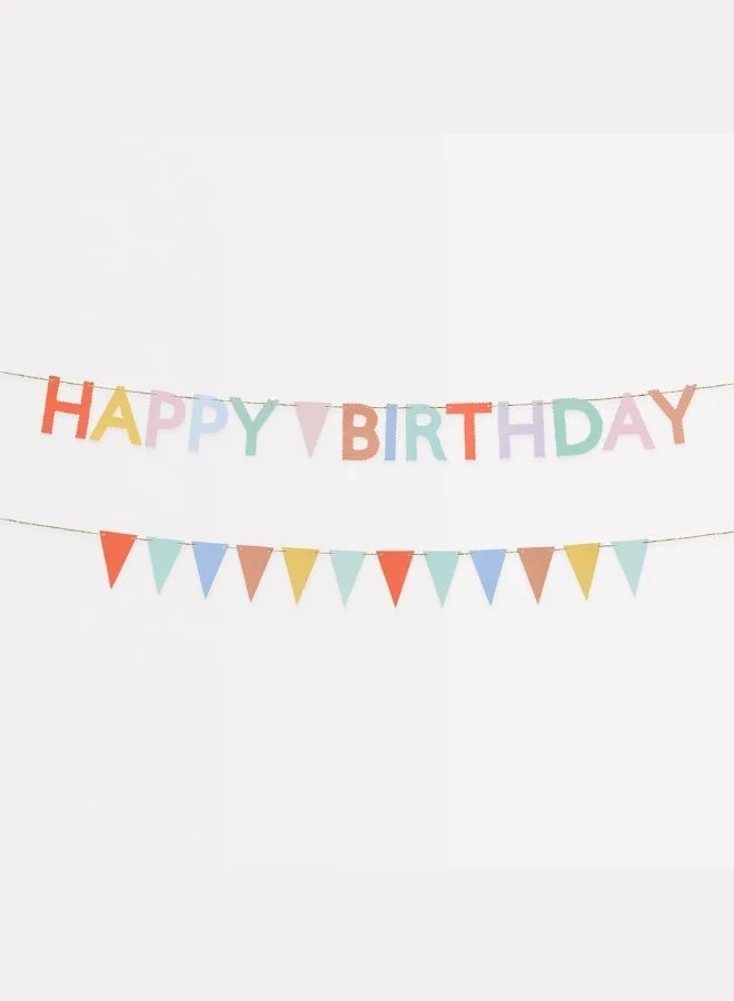 Meri Meri Happy Birthday Mini Matchbox Garlands