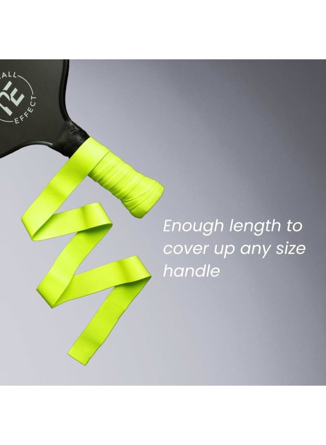 Pickleball Effect Soft Ultra Tac Overgrip, Extra Tacky, Long Lasting Comfort (Neon Lime) - Image 5