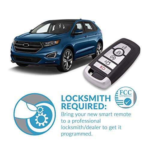 Keyless2Go Replacement for 5 Button Proximity Smart Key for Ford M3N-A2C931426 164-R8149 - Image 5