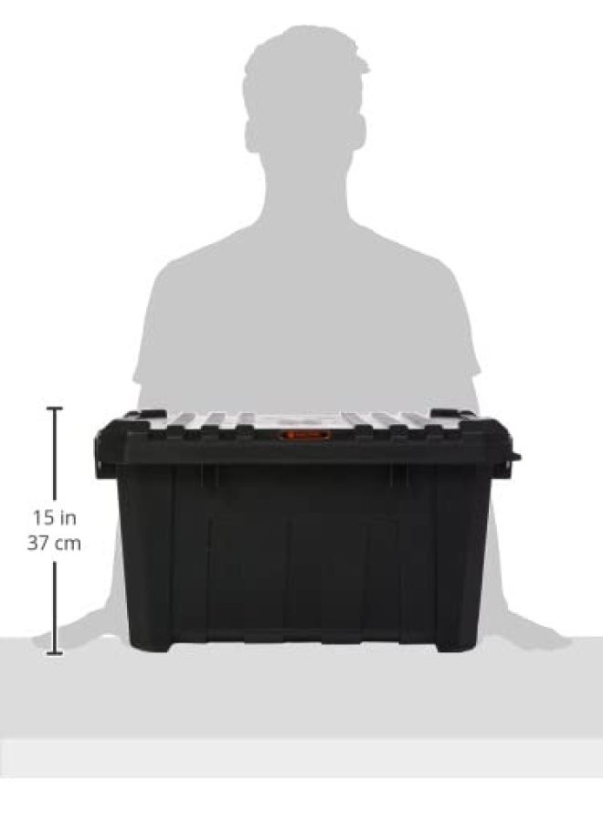 Tactix Tactix 45L Heavy Duty Storage Box 60.5 x 38.3 x 32.5 cm Black  - Image 5