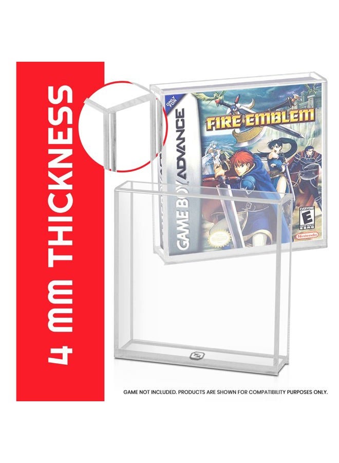 EVORETRO Acrylic Display Case Designed for Nintendo Game Boy and Game Boy Advance (GB/GBA) Game Box - Clear Protective Case for Retro Games (4.0MM - Pack of 2) - Image 5