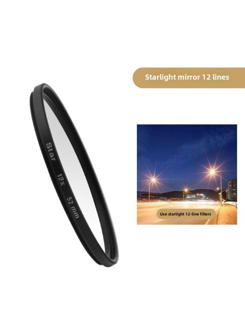 Luxury Leather Filter Shell For Apple For Iphone 15 Pro Max Photography Lens Package Cpl Filter Lightweight Elegant Style Compatible With 24731020116-Color:12-line Starlight Mirror [52mm]]