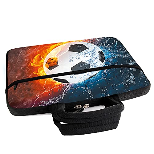 AMARY 11"/12"/13.3 inches Laptop Sleeve Ultrabook Case Notebook Sleeve PC Messenger Bag Tablet Case with Handle Accessory Pocket - Image 4