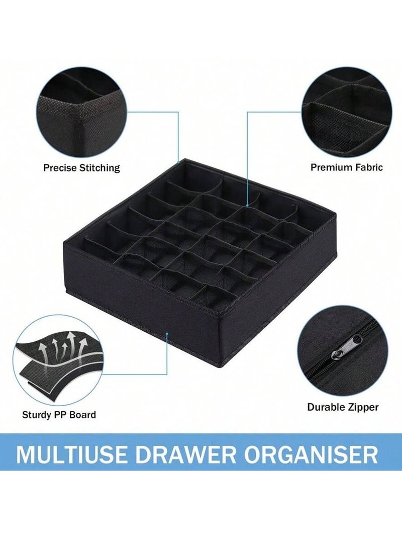 Generic Multiuse Drawer Organizer with Precise Stitching and Durable Zipper  - Image 2
