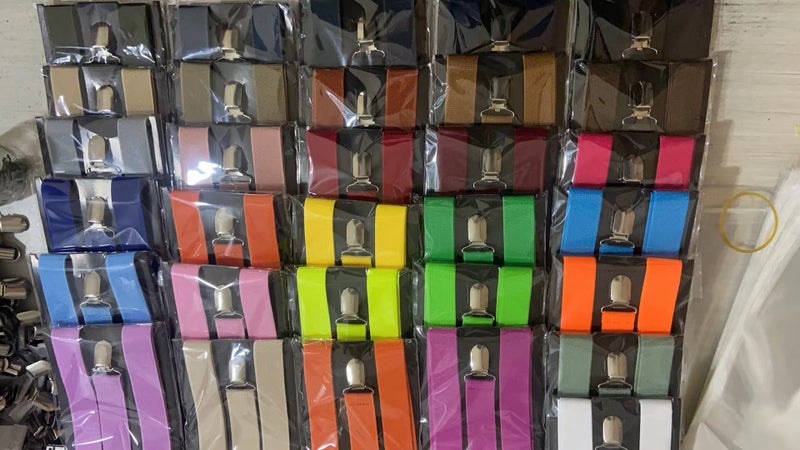 Adult Strap Strap Strap Adjustable Triple Clip Elastic 2.5Cm Wide Black Best Man Strap Multicolor Available For Men And Women - Image 3
