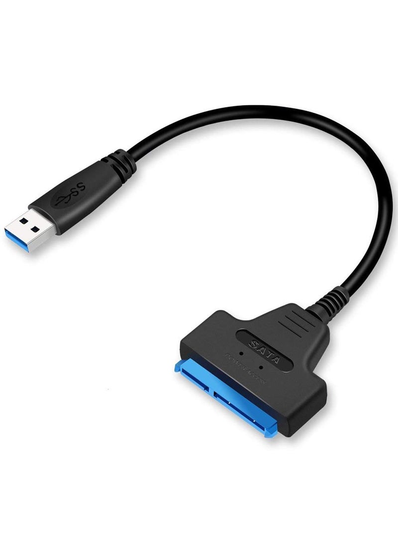 USB 3.0 to SATA Cable, USB to SATA III Hard Drive Adapter for 2.5 Inch SSD & HDD Data Transfer, Support UASP - Image 1