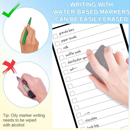 Joyberg 7-Piece Magnetic Dry Erase to-Do List White Board, 4'x11', Multifunctional Weekly Planner, Chore Chart, Dry Erase Planner for Refrigerator - Image 5