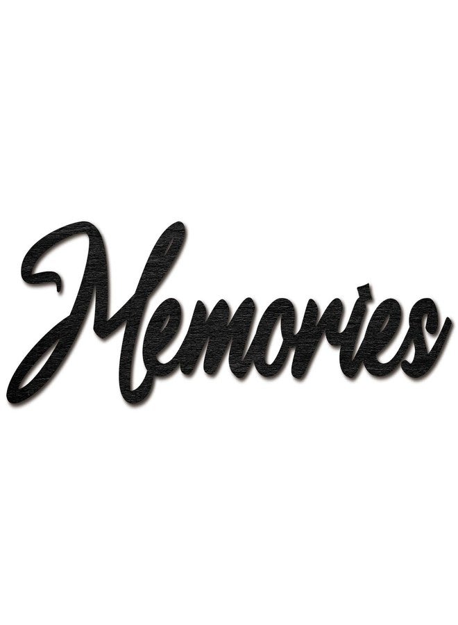 لوحة خشبية سوداء غير مكتملة التشطيب، تحمل عبارة "ذكريات كوخ الاختباء"، مصنوعة بتقنية القطع بالليزر، مثالية لتزيين الجدران. مصنوعة من خشب الزيزفون، وهي منحوتة معلقة لتزيين الأعمال اليدوية، مناسبة لغرفة المعيشة أو المنزل الريفي. مقاس 11.9 × 3.5 بوصة. - Image 1