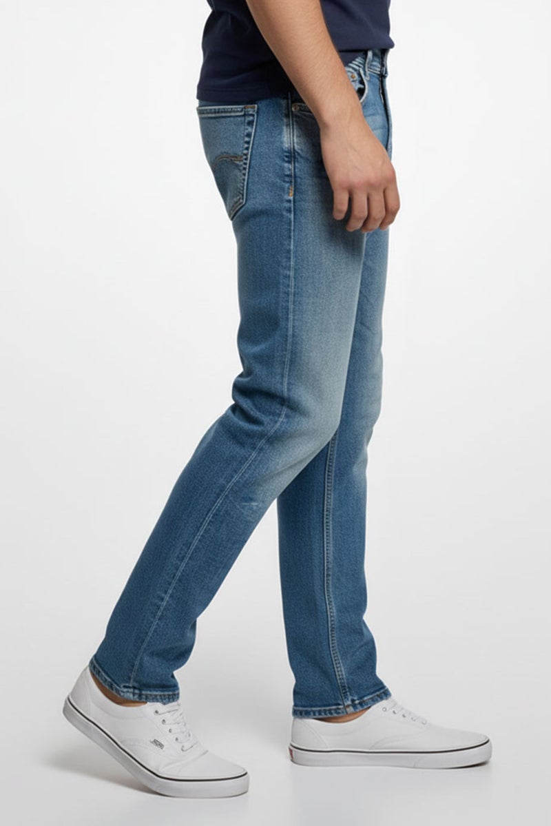 Replay Men Slim Fit Willbi Washed Stretchable Jeans, Blue - Image 5