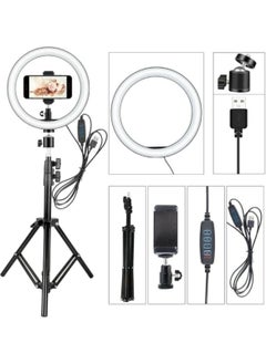 Syrox Stabilizers (Tripod) Youtuber LED Light Tripod Selfie Makeup Light Continuous Ring Light 10 Inch Ha  - Image 1
