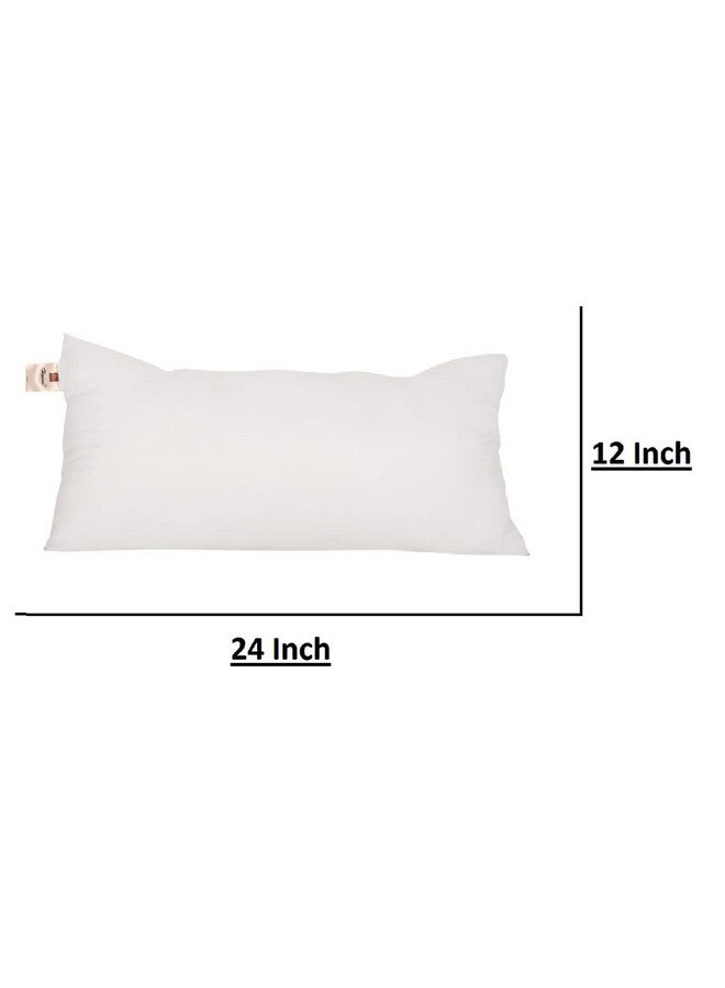 Home The Best Is For You Micro Fiber Cushion Insert Extra Soft White (Pack Of 1 12X24 Inch) - Image 2
