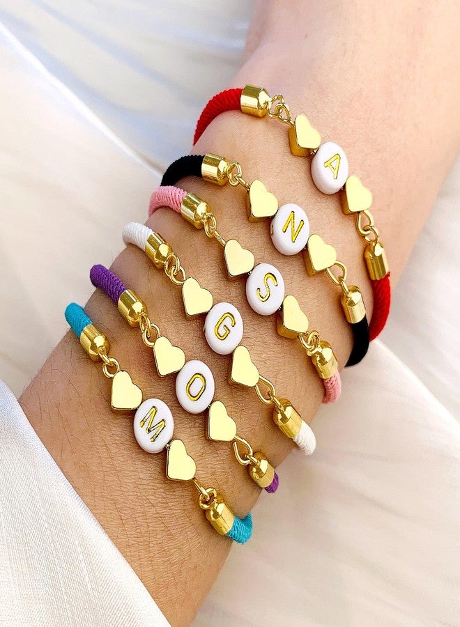 سمر لوف سوار "حب الصيف" متعدد الألوان بأحرف أولية للنساء، بتصميم قلب حب، هدية مجوهرات لطيفة للصديقة، الابنة، الأم، الجدة في عيد الميلاد أو الكريسماس (مقاس متوسط، أزرق) - Image 2