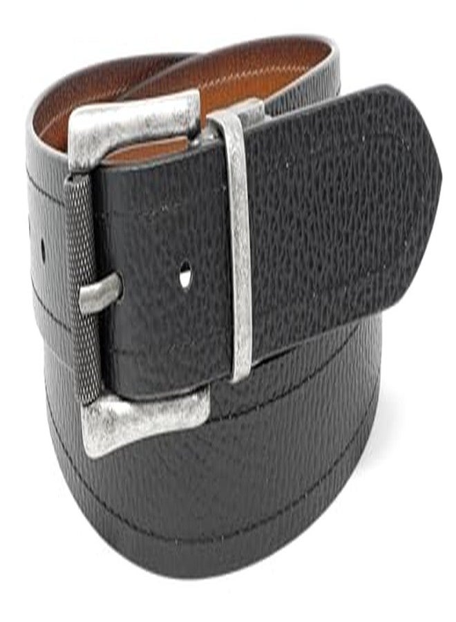 Florsheim Men's Brower 35mm Genuine Leather Reversible Belt, Black to Cognac, 34 - Image 2
