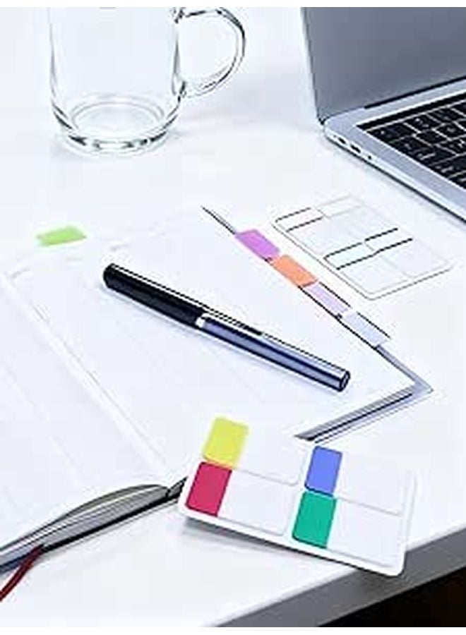 480 Adhesive Index Tabs Color Coded Paper Flags for Books and Documents - Image 1