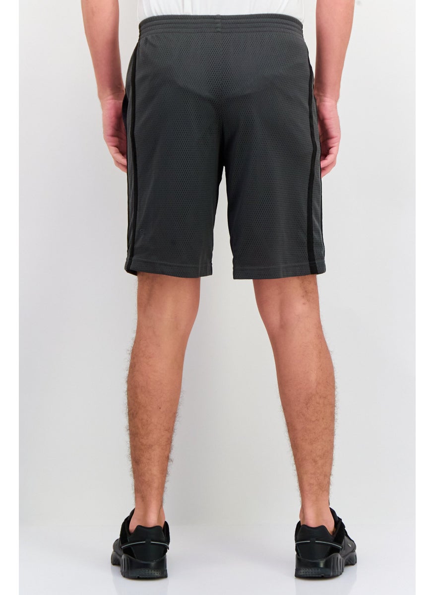 Champion Men Sportswear Fit Training Shorts, Dark Grey  - Image 3