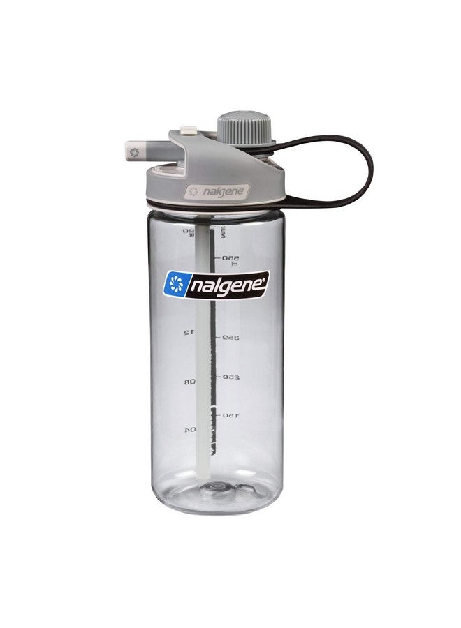Nalgene Sustain Tritan Bpafree Multidrink Water Bottle Made With Material Derived From 50% Plastic Waste 20 Oz Clear - Image 1