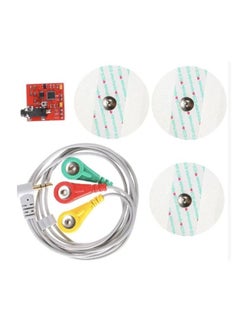 Generic DIY EMG MUSCLE SIGNAL SENSOR KIT WITH PROFESSIONAL EMG CABLE 